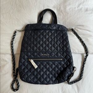 MZ Wallace Navy Backpack NWT